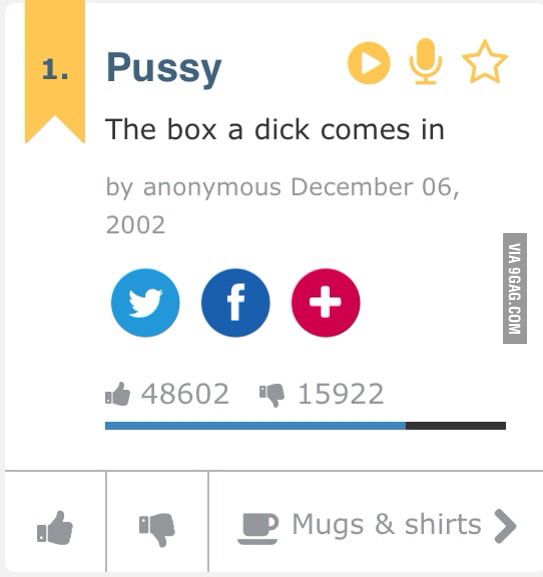 Urban dictionary never fails to disappoint me 9GAG