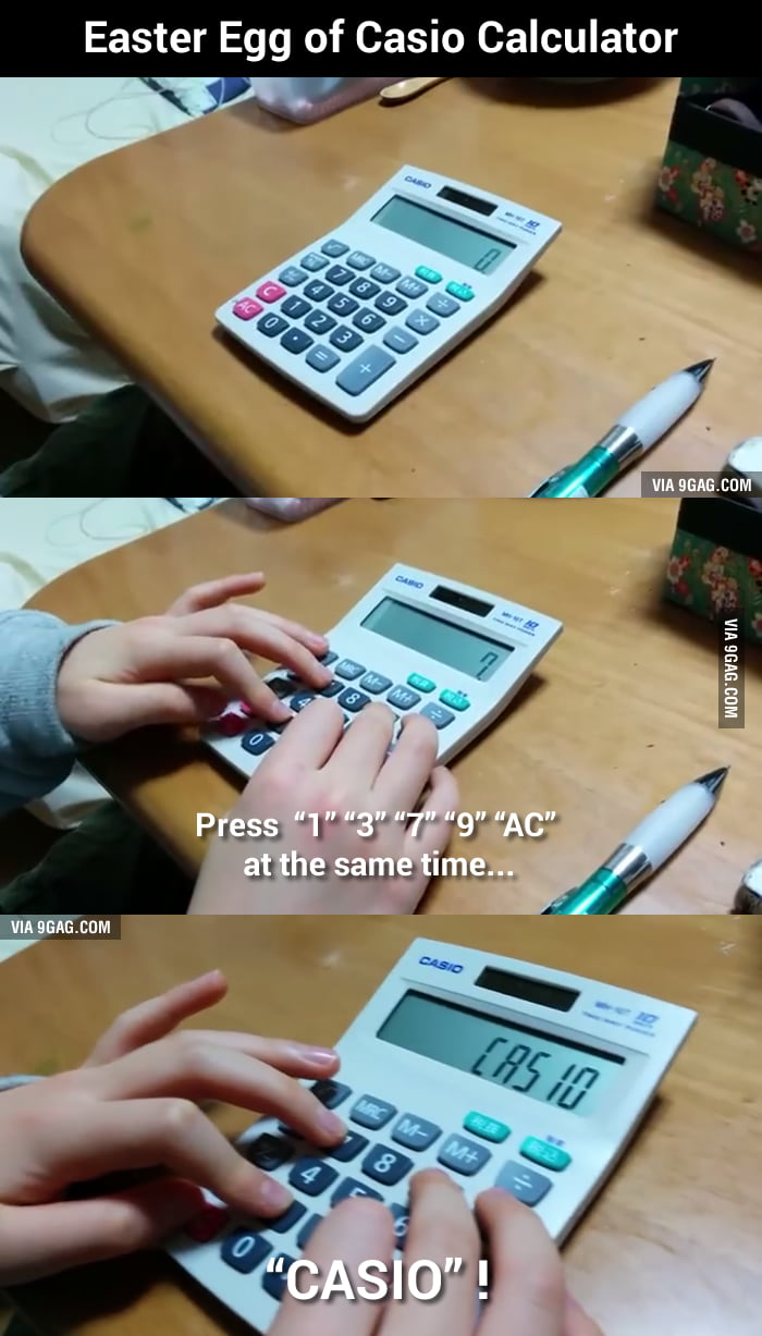 casio calculator easter eggs
