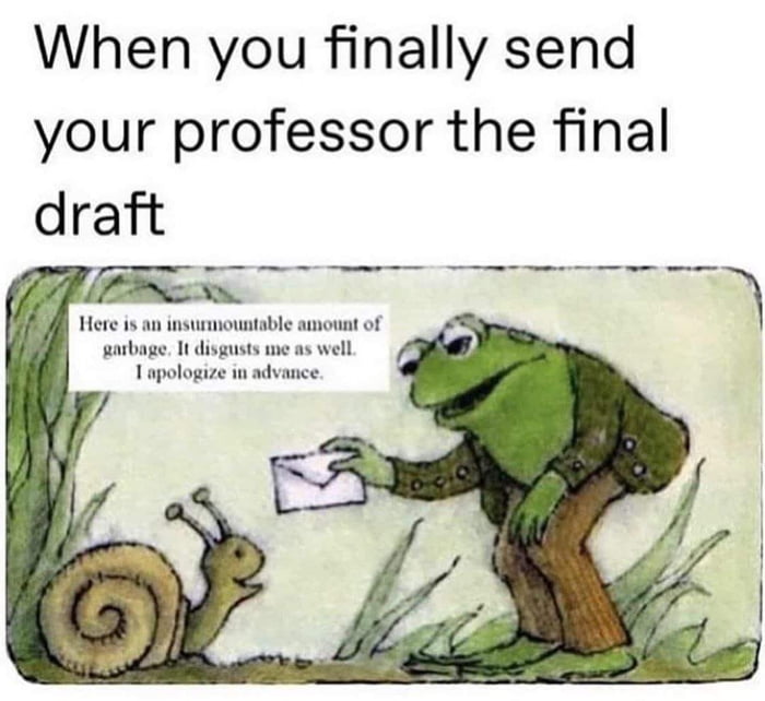 Final Week Semester Humor Final week of the semester be like - 9GAG