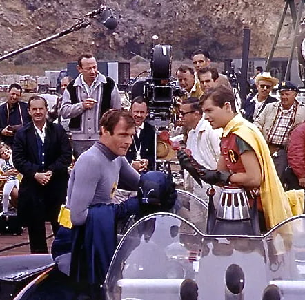 Adam West and Burt Ward Behind The Scenes Of Batman (1966) - 9GAG