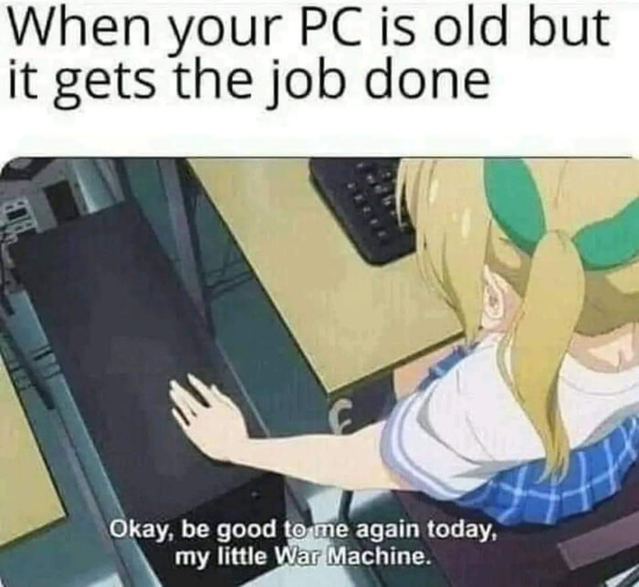 My little Asus TUF gaming laptop. She does gets hot. 9GAG