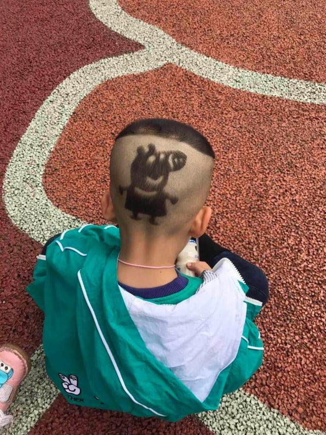 A Peppa Pig haircut - 9GAG