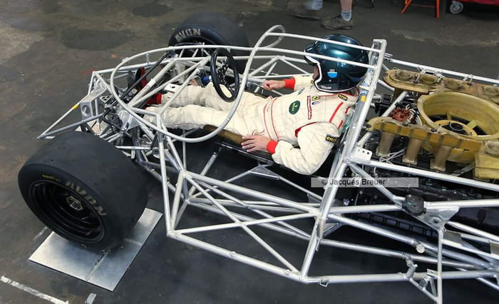 Driving Position Inside Porsche 917 Drivers Feet Are Ahead Of The