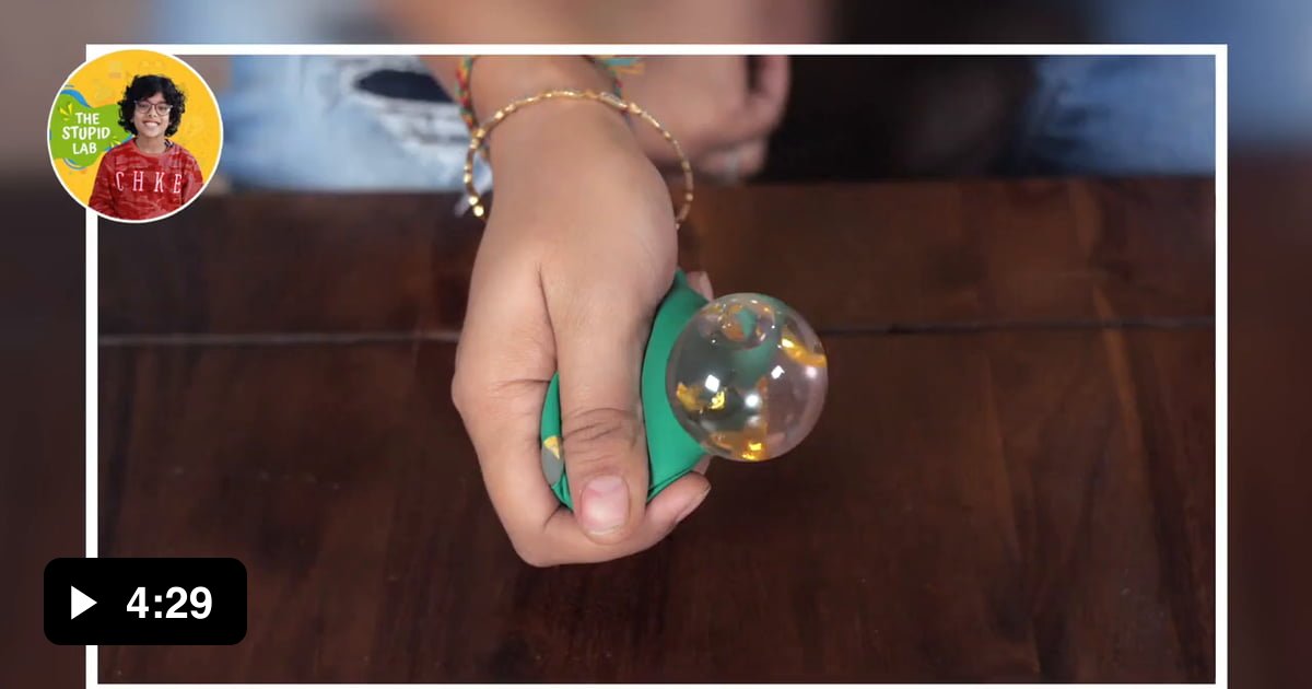 How To Make Stress Ball / Squishy Ball Fun Life Hack At Home For Kids 9GAG