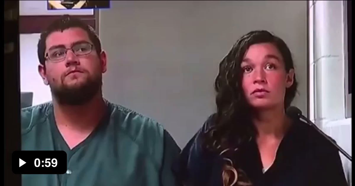 Seth Welch and Tatiana Fusari learning of their charges of felony murder in the death of their Seth Welch and Tatiana Fusari learning of their charges of felony murder in the death of their