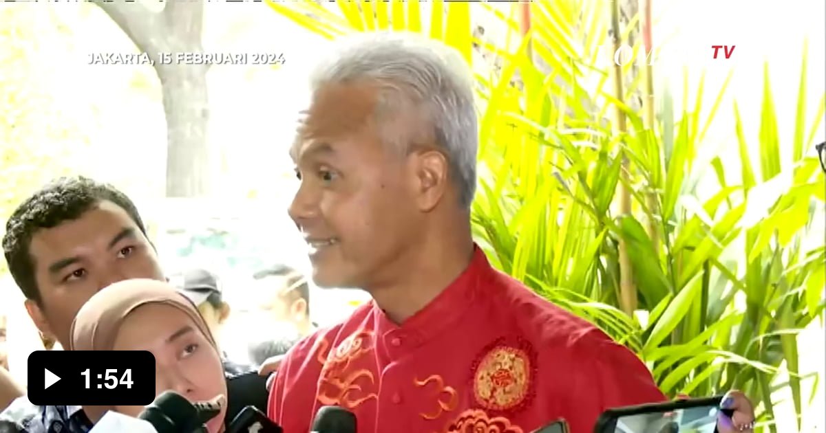 Capres Nomor Urut 3 Ganjar Pranowo Menyoroti Anomali Hasil Suara