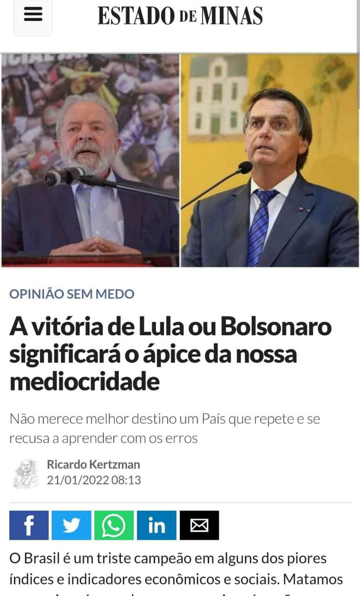 Dilma Estava Certo Vamos Todos Perder Gag