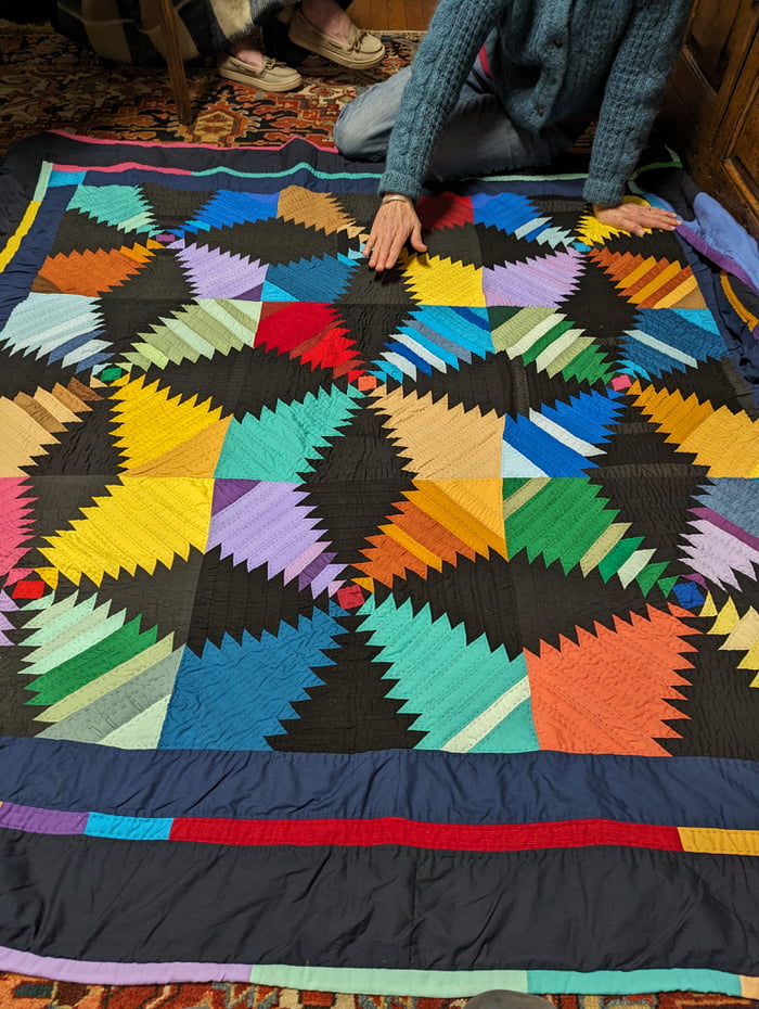 Was just given this quilt by my Aunt. Took her two years and I had to
