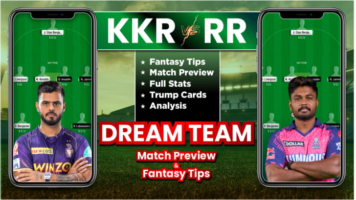 KKR Vs RR Dream11 Team Prediction Player Stats Possible11 Pitch