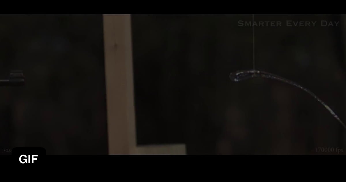 Bullet vs Prince Rupert's Drop at 150,000 fps 9GAG