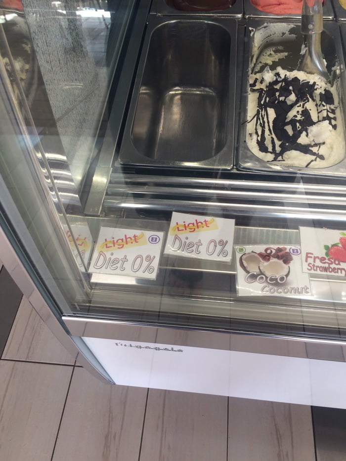 dieters ice cream