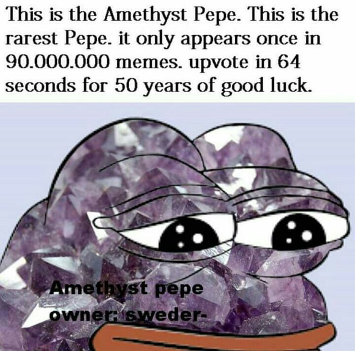 A Rare Pepe For You Guys 9GAG