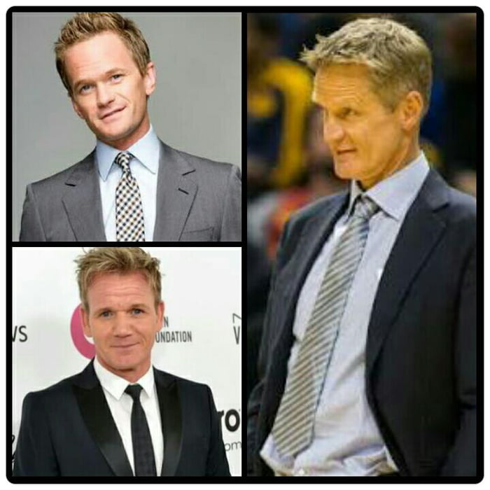 Neil Patrick Harris and Gordon Ramsay love child = Steve Kerr 9GAG