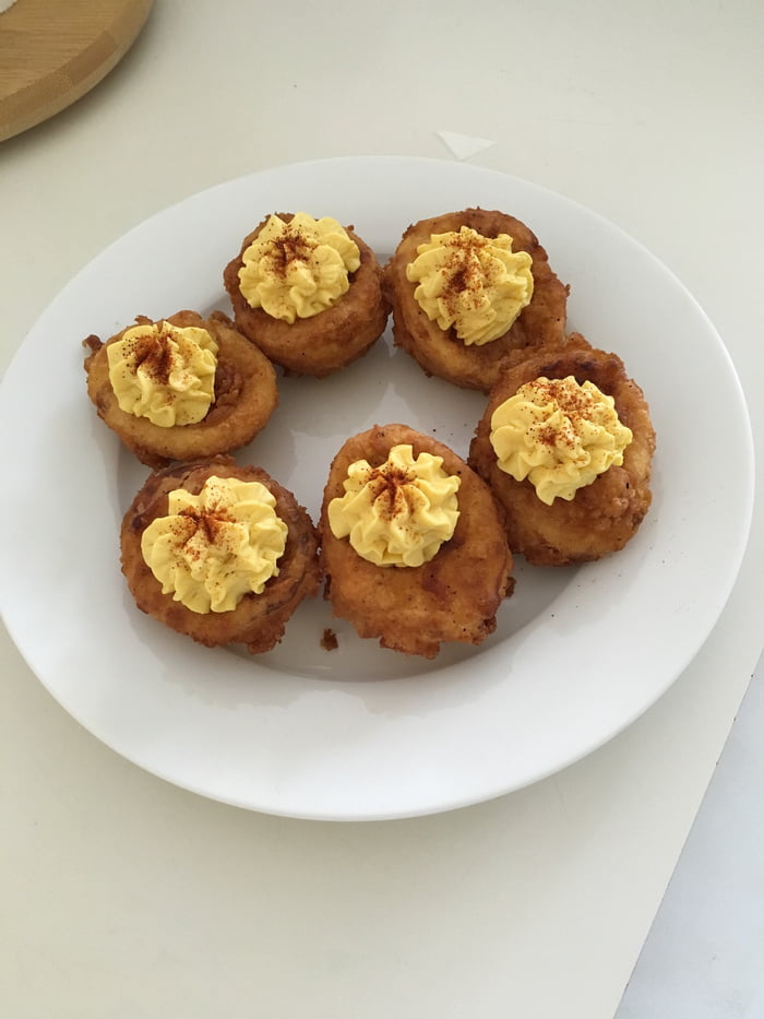 Deep fried deviled eggs 9GAG