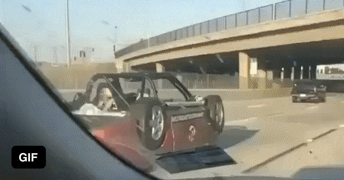 Just another day on the highway. - 9GAG