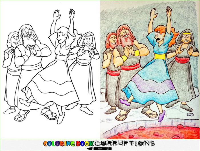 Coloring Book Corruptions Pt 4 Volcano Sacrifice 9gag