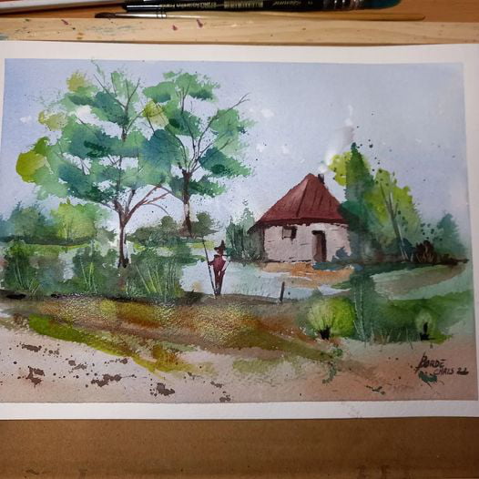 watercolor-painting-in-memory-of-my-dead-father-9gag