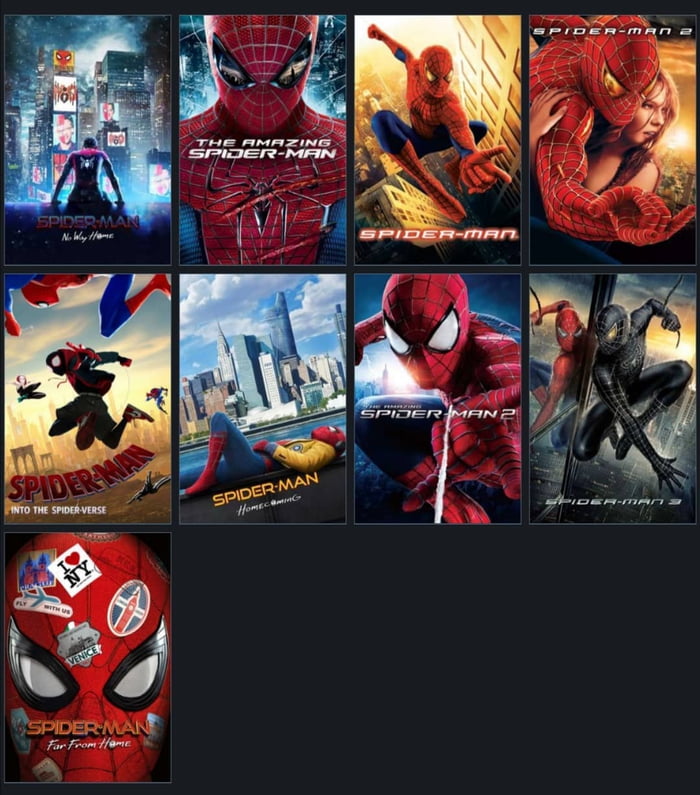 What's The Most Rewatchable Spider-Man Film? - 9GAG