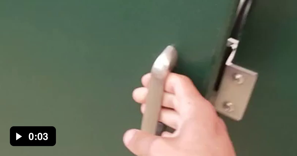 By the look of the hinges, the closed door also opens inward. Why does one just open outward