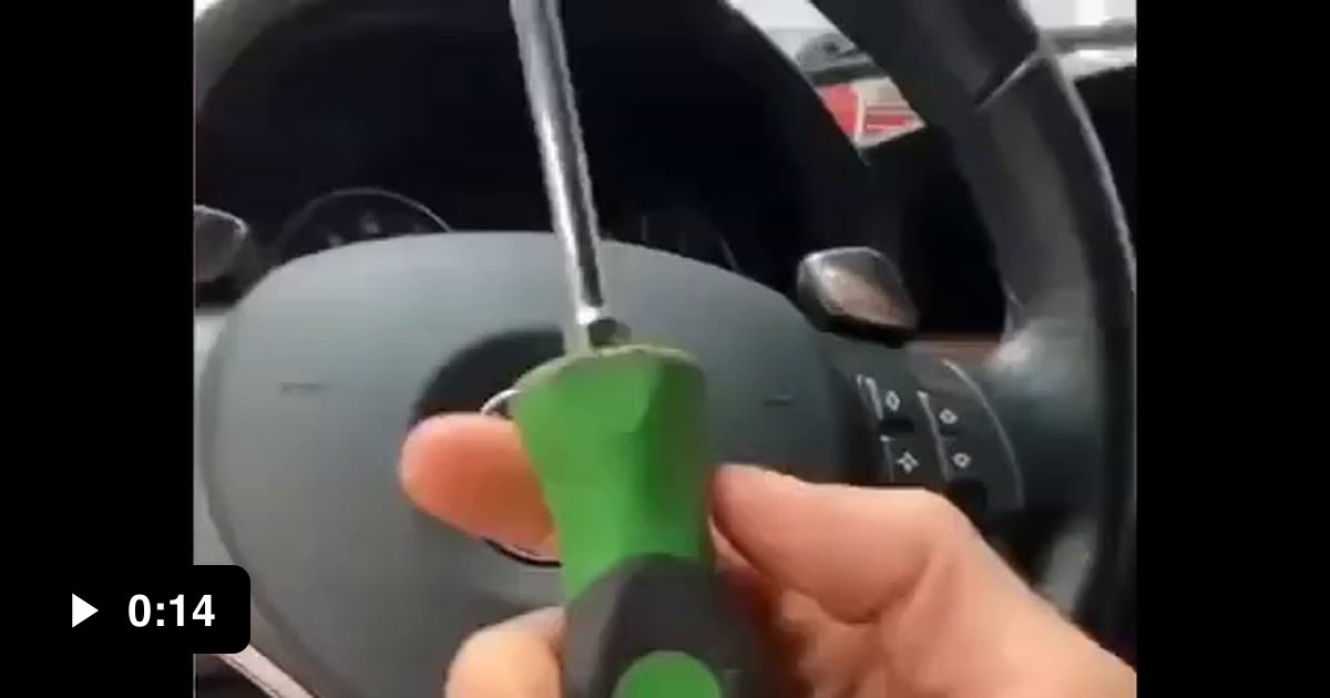 Steeringwheelemblemremoval tutorial 9GAG