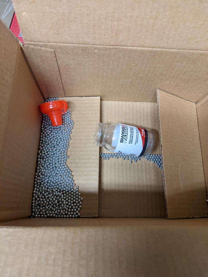Ordered some steel BBs and this is how it came... 9GAG