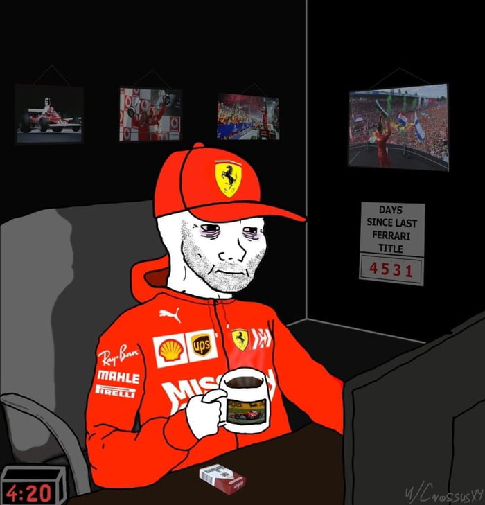 Anticipated Sad Ferrari Fan this week we will have engine failures 9GAG
