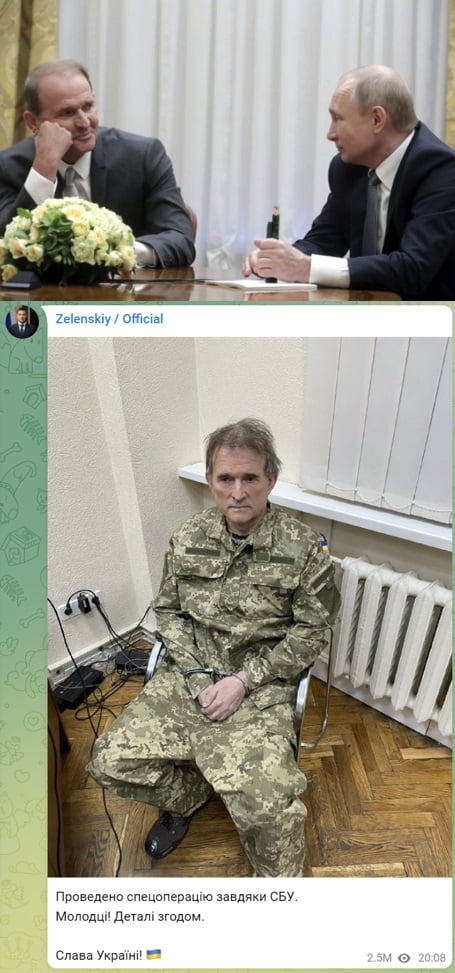 Viktor Medvedchuk Got Caught A Couple Hours Ago. (Putin's Closest Ally ...