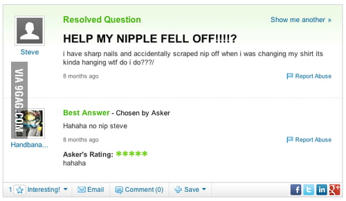 No Nip Steve - 9GAG