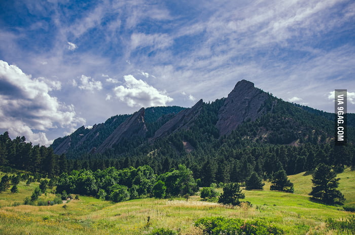 The Flatirons, Boulder, Colorado - 9GAG