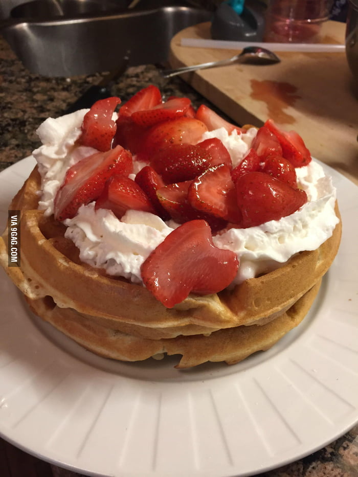 WAFFLES FOR DINNER! 9GAG