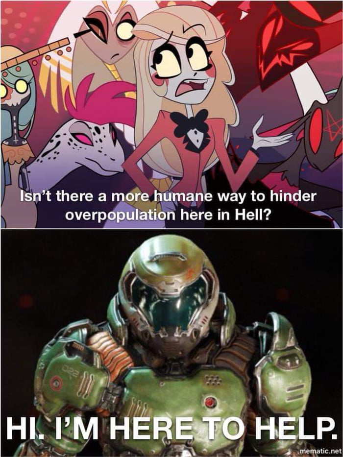 Hazbin Hotel And Doom 9gag