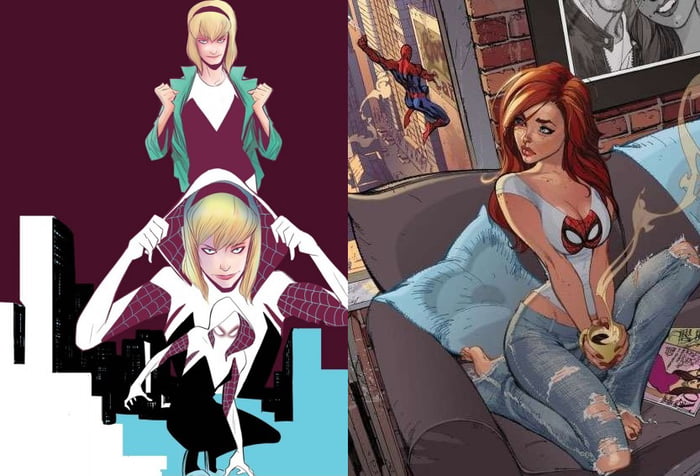 Gwen Stacy Or Mary Jane: Who Should Spider-Man Be With? - 9GAG