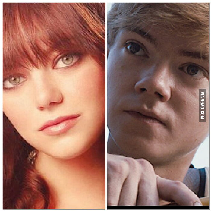 Thomas Brodie Sangster Emma Stone