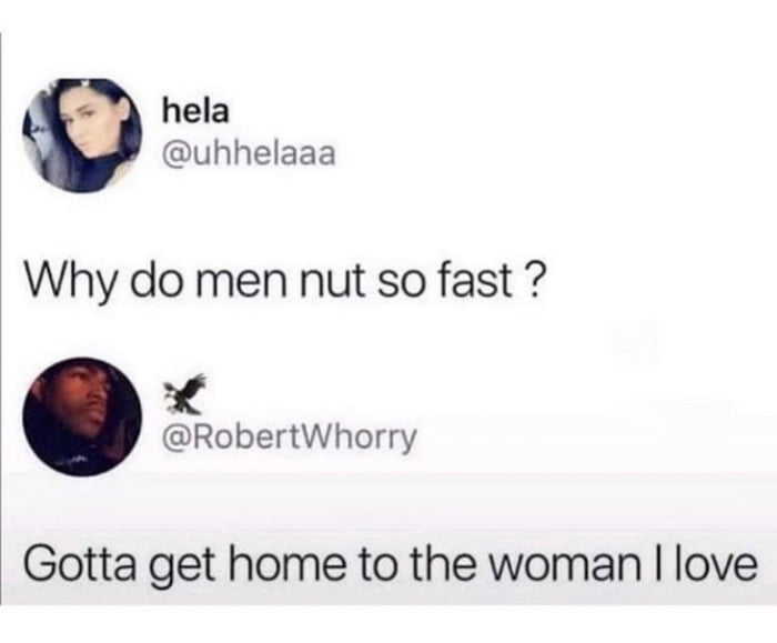 Why do men cum so fast