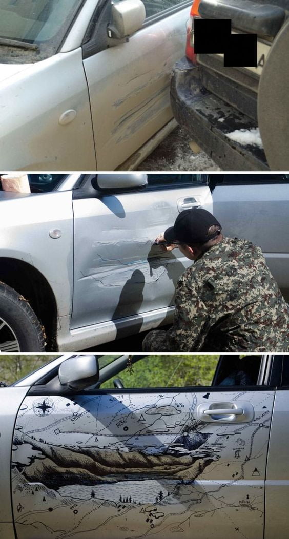 Huge Dent Repair 9gag