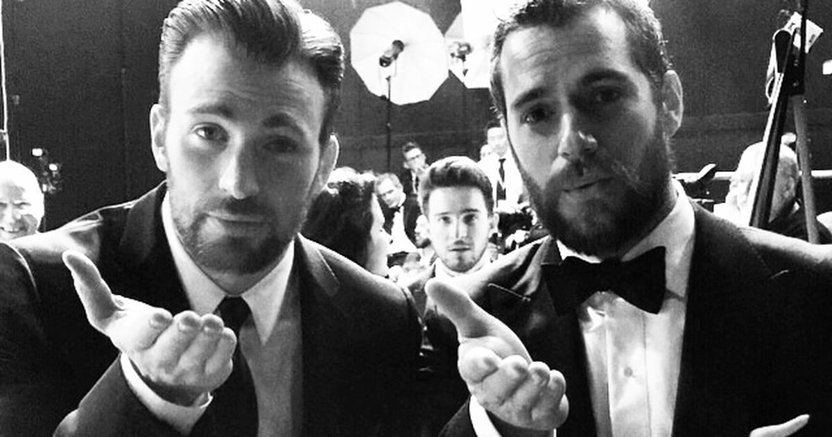 Chris Evans and Henry Cavill blowing you a kiss! - 9GAG