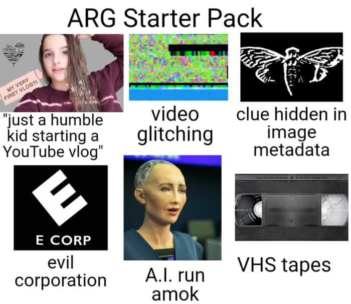 ARG starter pack - 9GAG