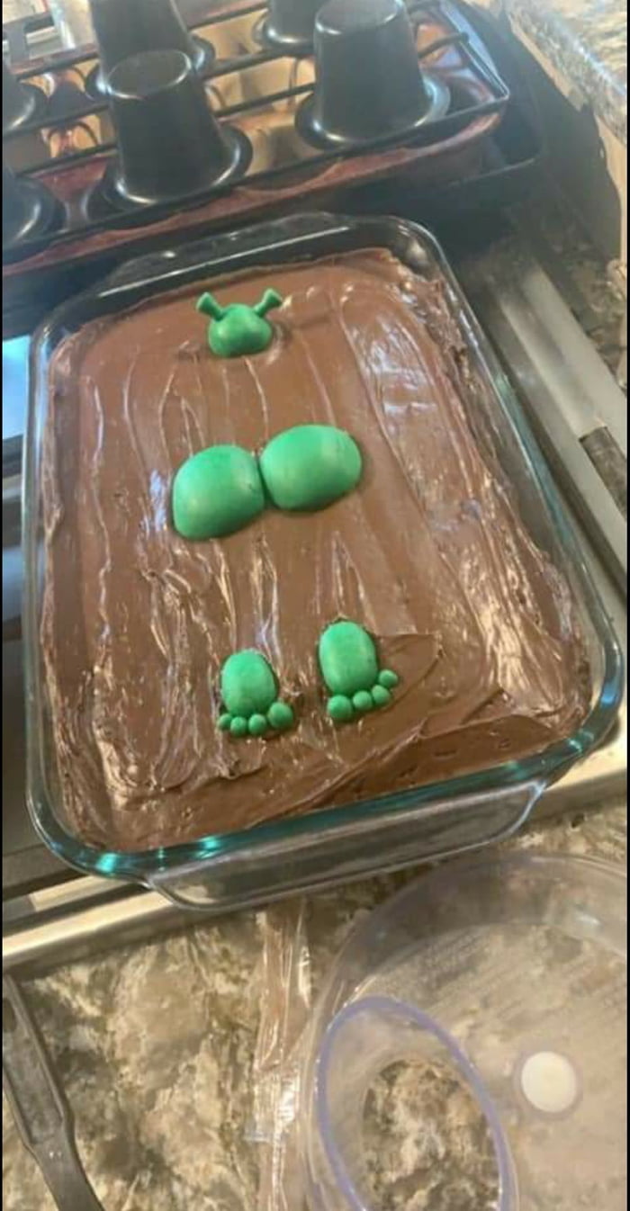 Shrek Cake - 9GAG