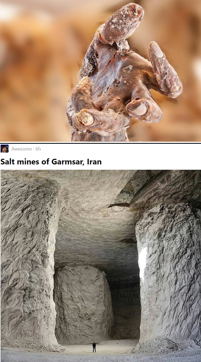 Then I'll Raise You Saltmen. Buried Salt Mine Workers In Iran From 400 ...