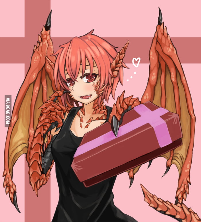 anime half dragon girl
