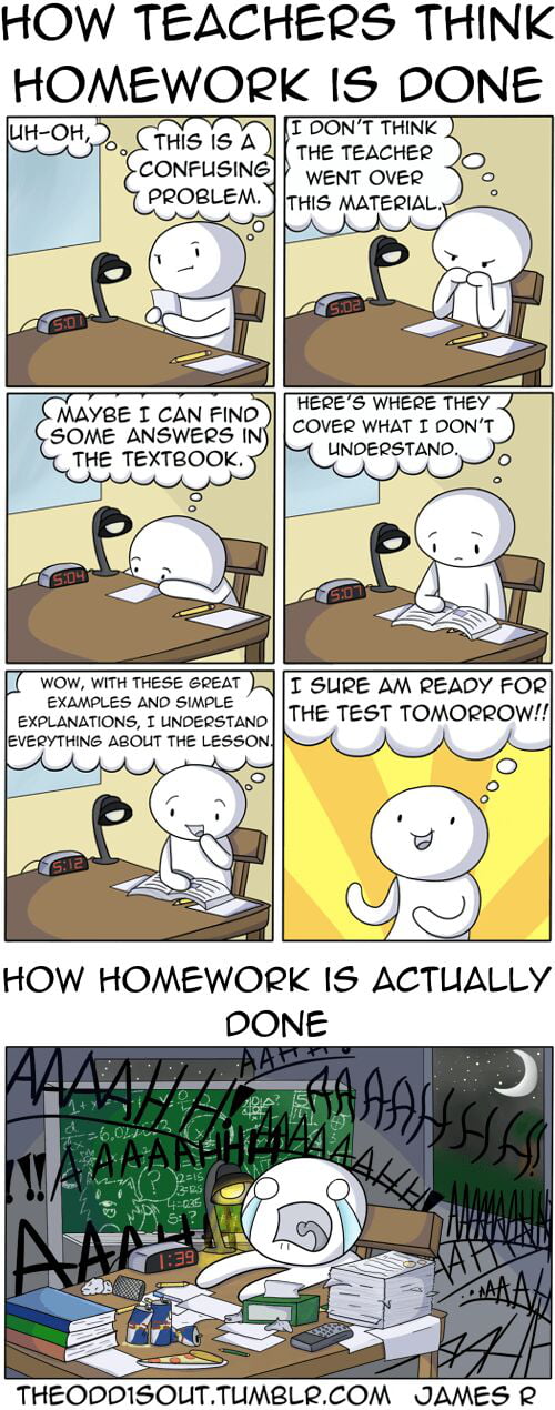Oh homework oh homework book