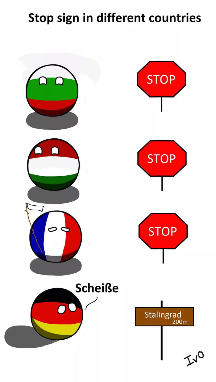 Stop Signs In Different Countries 9GAG