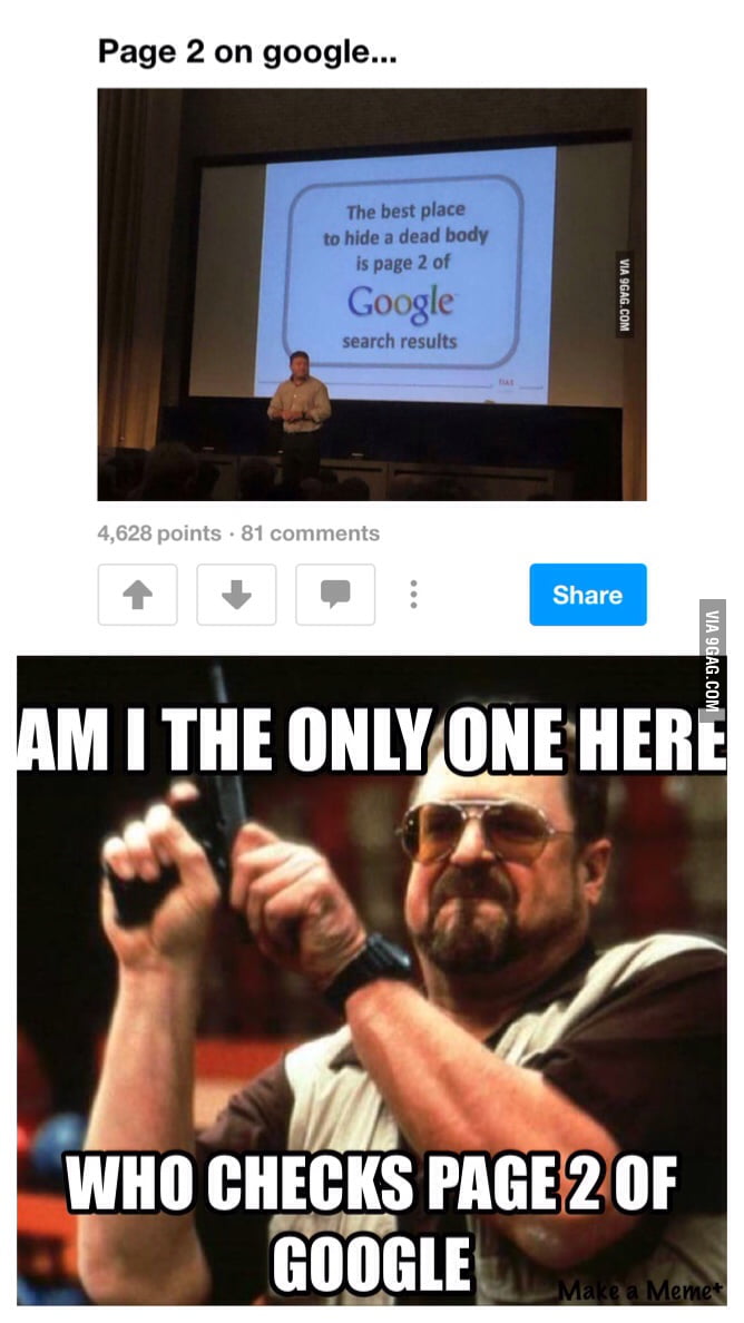 In Response To The Previous Post About Page 2 Of Google - 9gag