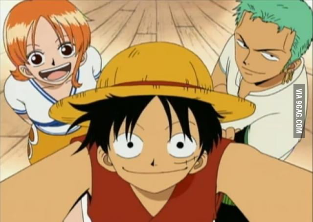 Luffy: Taking selfies before it was cool - 9GAG