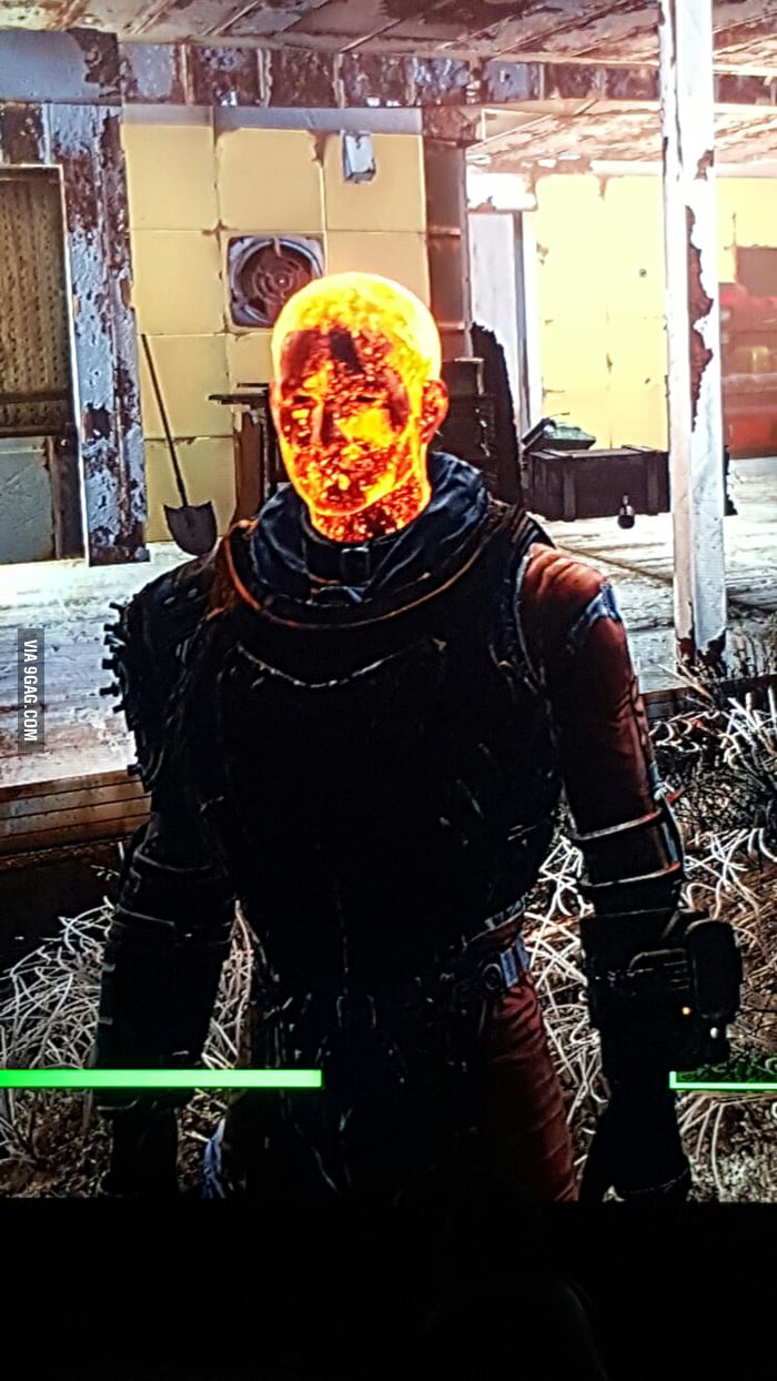 Mods on Fallout 4... I am the Ghost Rider - 9GAG