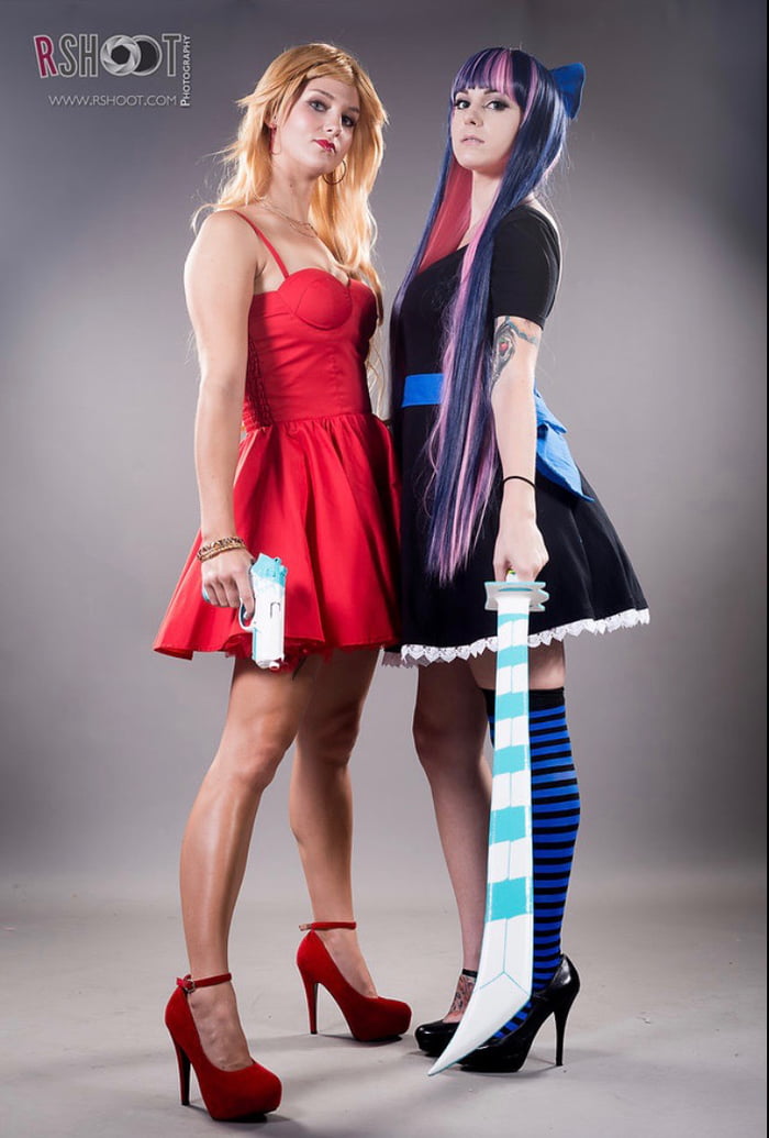 Panty & Stocking Cosplay - 9GAG