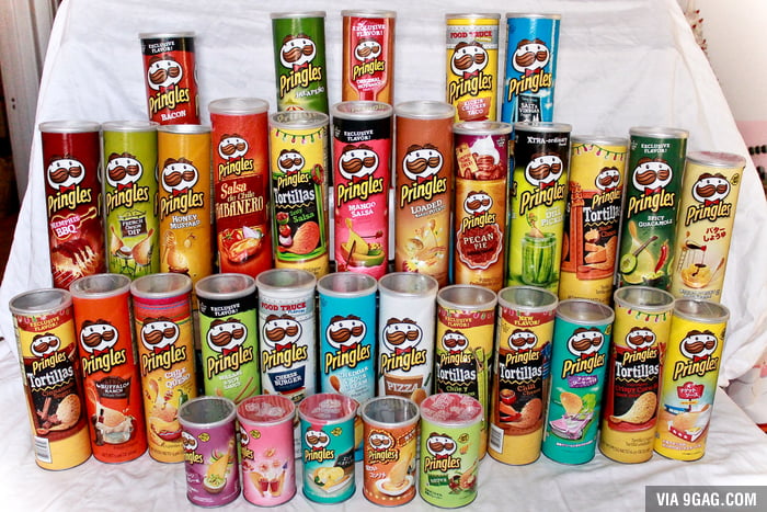 I think I might be the unofficial king of Pringles. - 9GAG