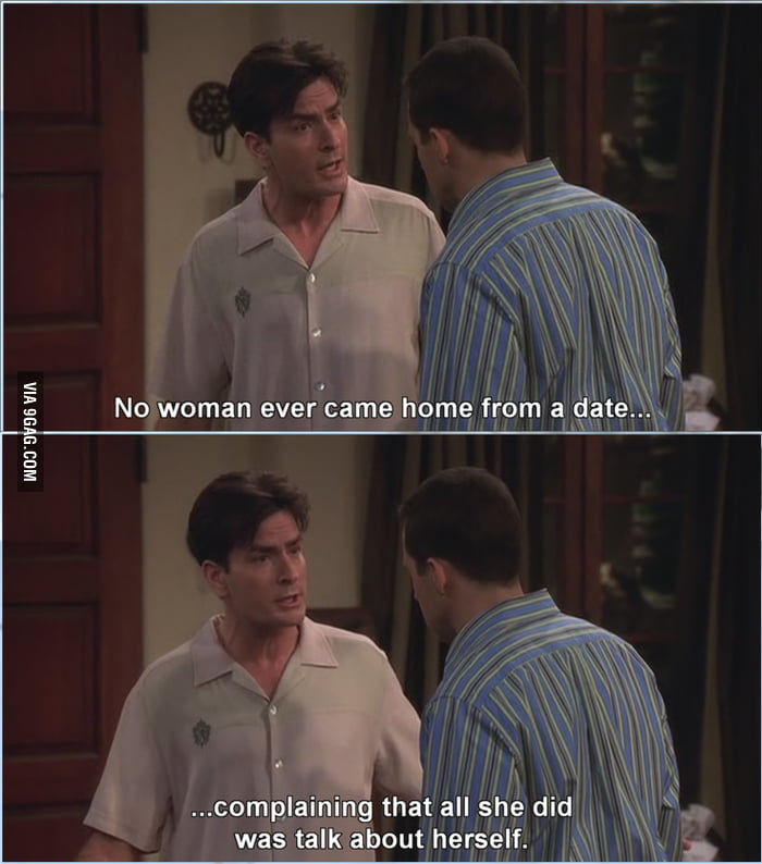 Dating advice from Charlie Harper - 9GAG