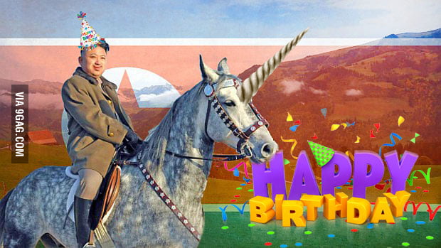Today is a very special one : the birthday of the great leader Kim Jong