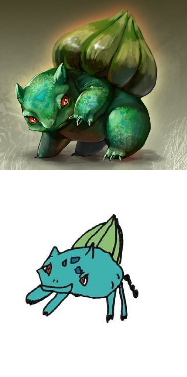 the-difference-between-the-realistic-bulbasaur-and-my-drawing-is